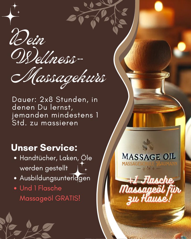 Paarmassage Massageöl gratis