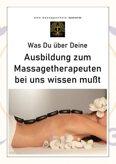 Vorschau: Ausbildungsinfos &ndash; Was du &uuml;ber deine Massageausbildung wissen musst (PDF)